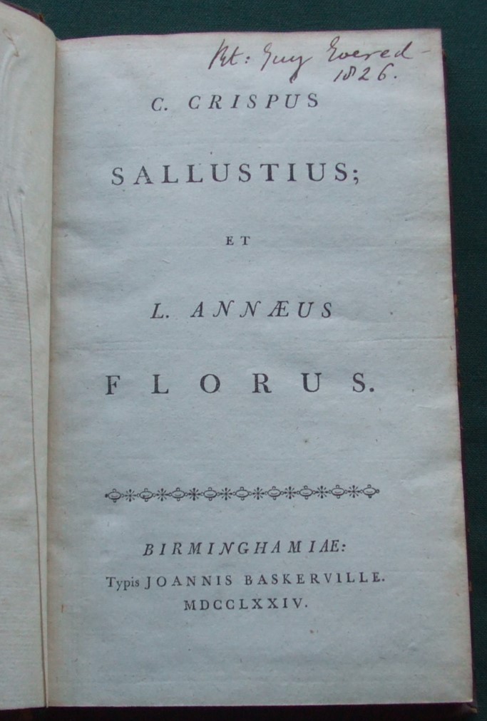 C. Crispus Sallustius et L. Annæus Florus