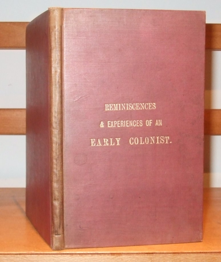 Image for Reminiscences and Experiences of an Early Colonist