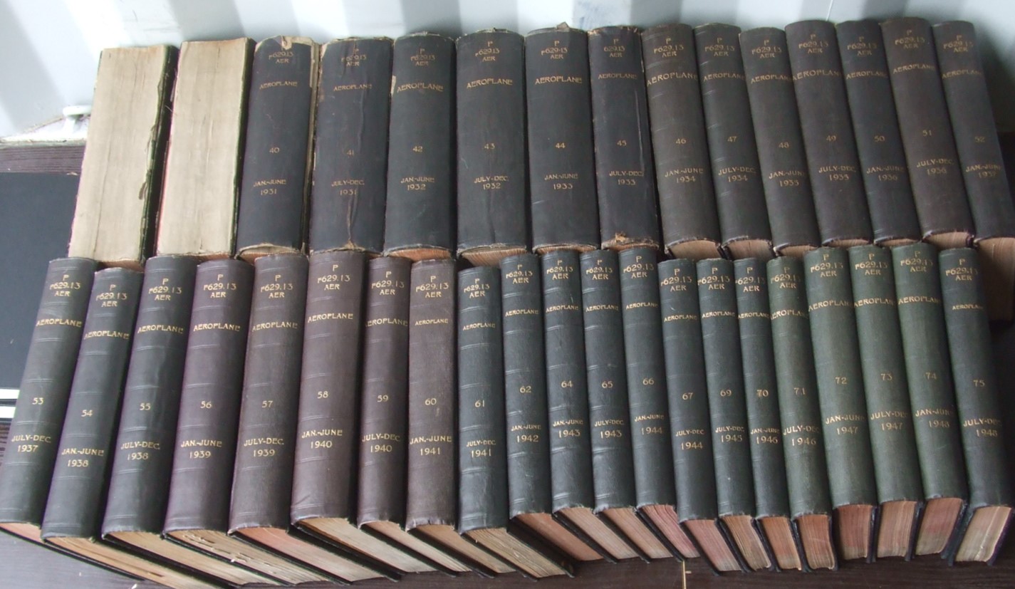 Image for The Aeroplane Incorporating Aeronautical Engineering [ Good Long Run. 36 Volumes ]