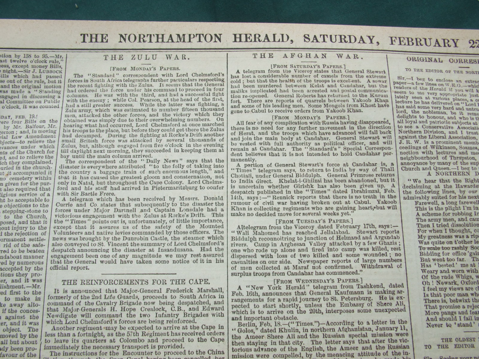 Image for Hannah Dobbs. Euston Square Murder [ The Northampton Herald. A General Advertiser for the Midland Counties. 1879 ]