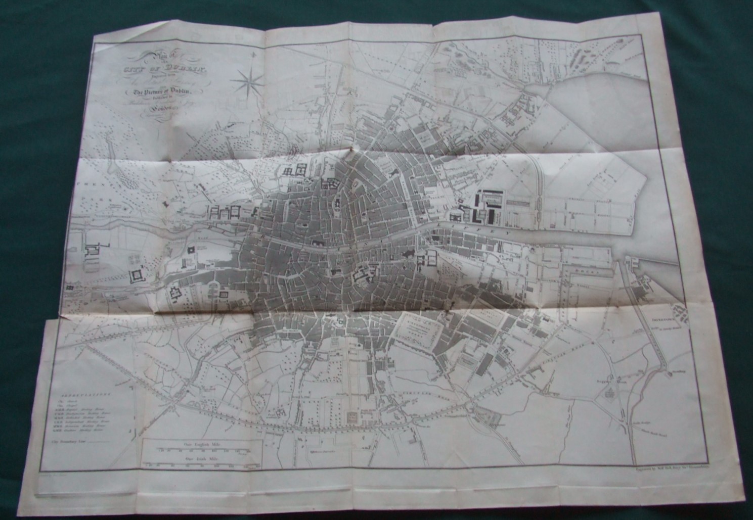 Image for Dublin. Plan of the City of Dublin Engraved from the Actual Survey For the Picture of Dublin
