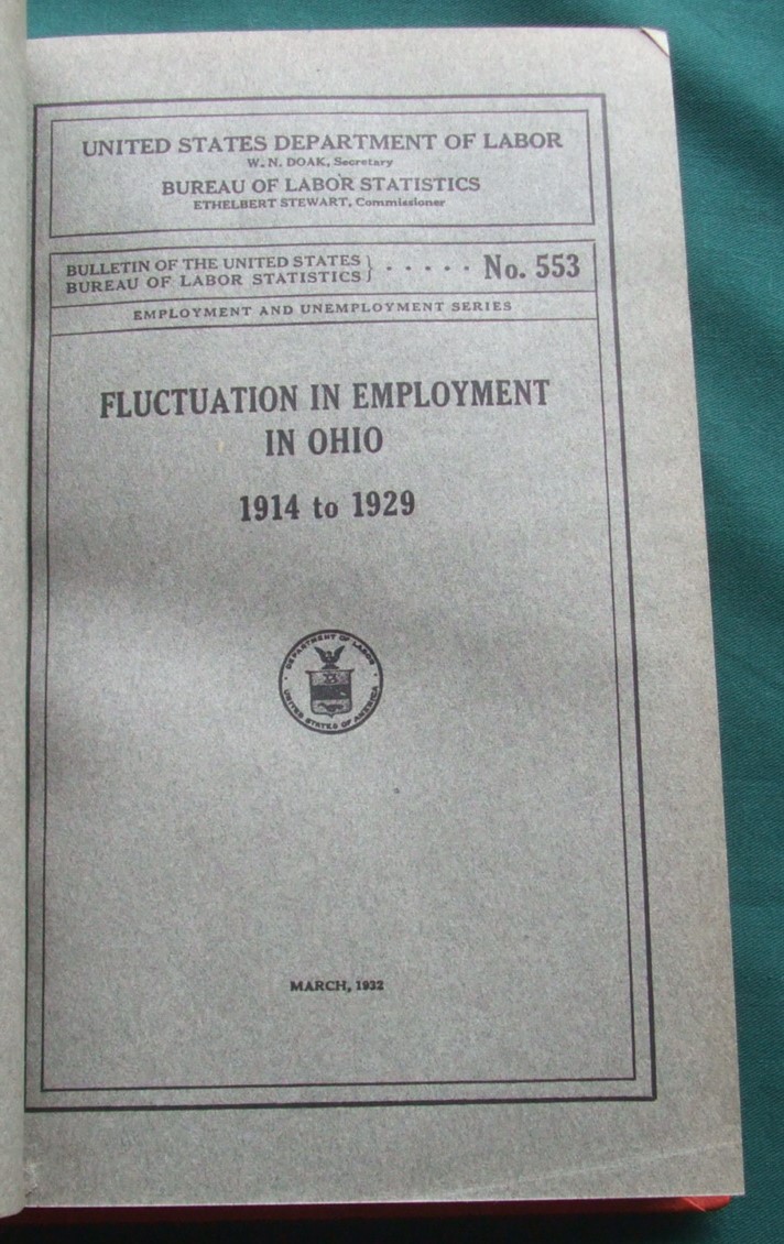 Image for Bulletin of the United States Bureau of Labor Statistics  [ Bulletins No 552-560 ]