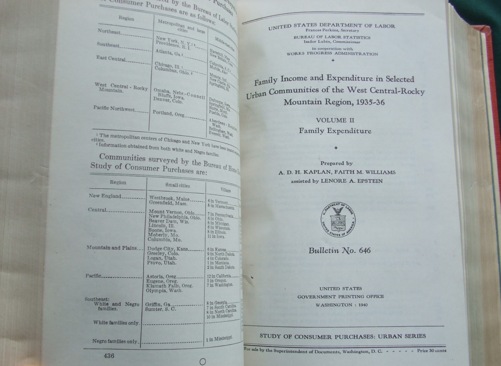 Image for Bulletin of the United States Bureau of Labor Statistics  [ Bulletins No 646-647 ]