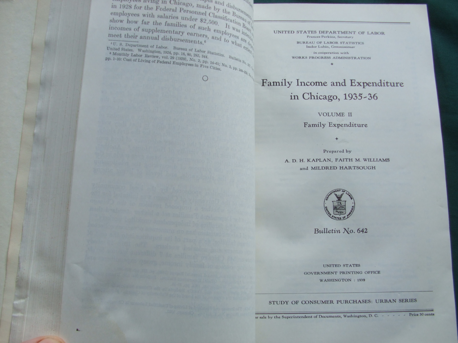Image for Bulletin of the United States Bureau of Labor Statistics  [ Bulletins No 642-643  ]