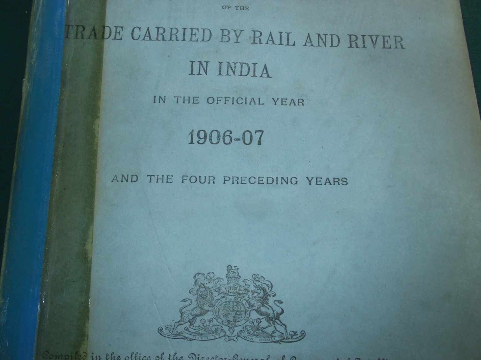 Image for Accounts of the Trade Carried By Rail and River in India in the Official Year 1906-07