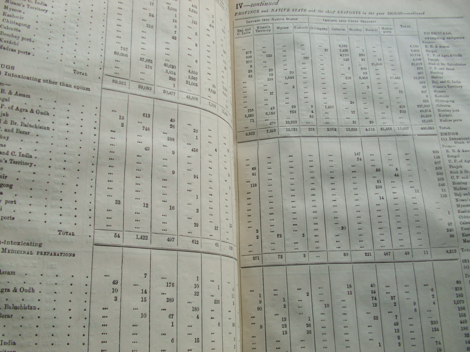 Image for Accounts of the Trade Carried By Rail and River in India in the Official Year 1908-09