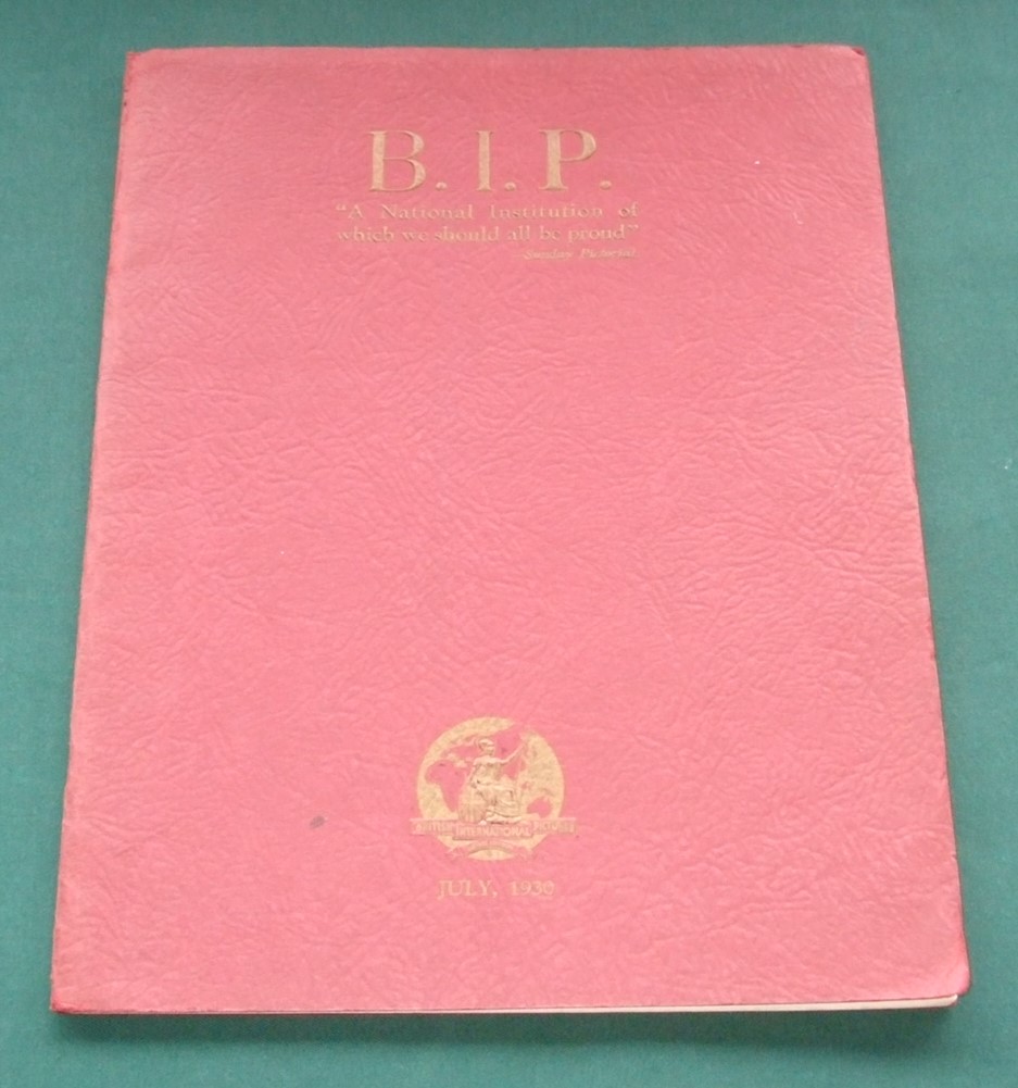 Image for B. I. P. '' a National Institution of Which We Should All be Proud ''