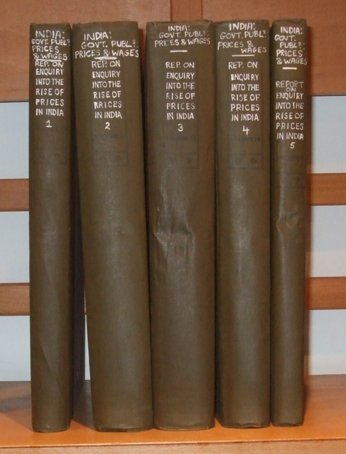 Image for Report on the Enquiry Into the Rise of Prices in India [ Complete in 5 Volumes ]