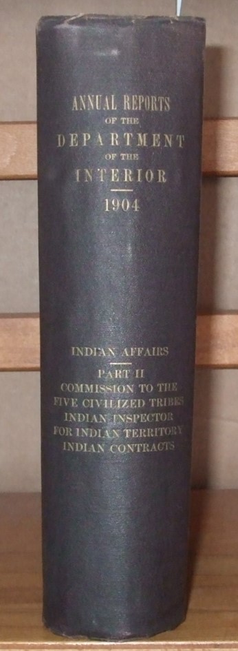 Image for Annual Reports of the Department on the Interior for the Fiscal Year Ended June 30th, 1904 [ Indian Affairs ]