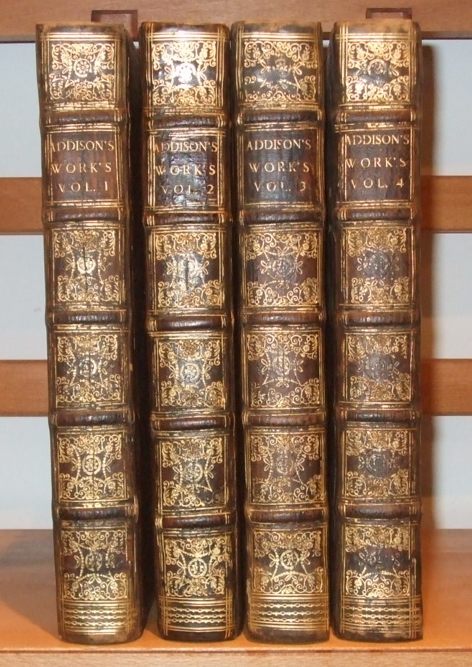 Image for The Works of the Late Right Honourable Joseph Addison [ Complete in 4 Volumes. Nice Bindings ]