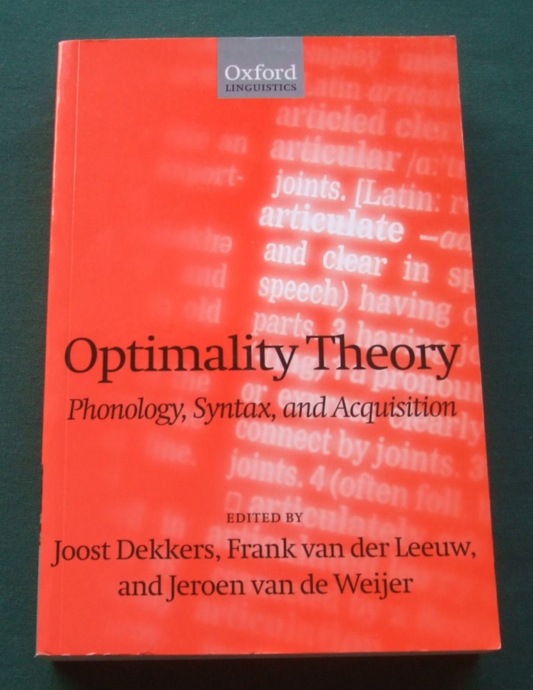 Image for Optimality Theory: Phonology, Syntax, and Acquisition