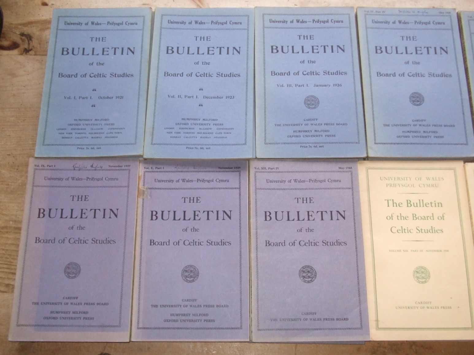 Image for The Bulletin of the Board of Celtic Studies [ a Near Complete Run From 1921-1992 ]