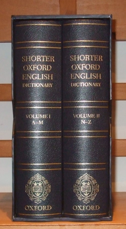 Image for Shorter Oxford English Dictionary on Historical Principles [ Complete in 2 Volumes ][ Leather Bound ]