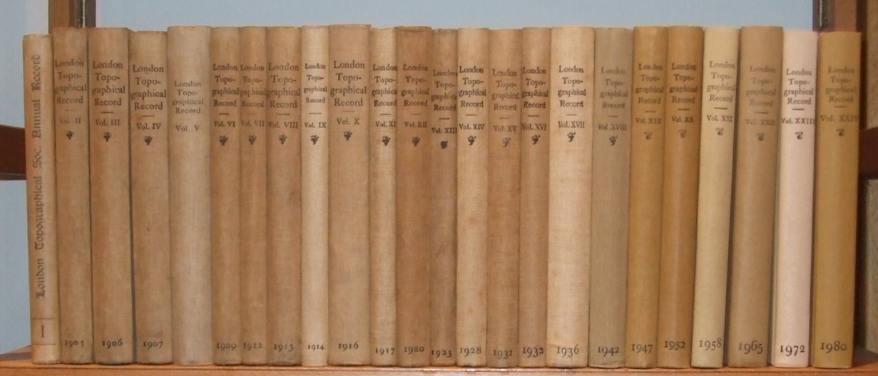 Image for London Topographical Record Illustrated. [ Volumes 1-24 ]