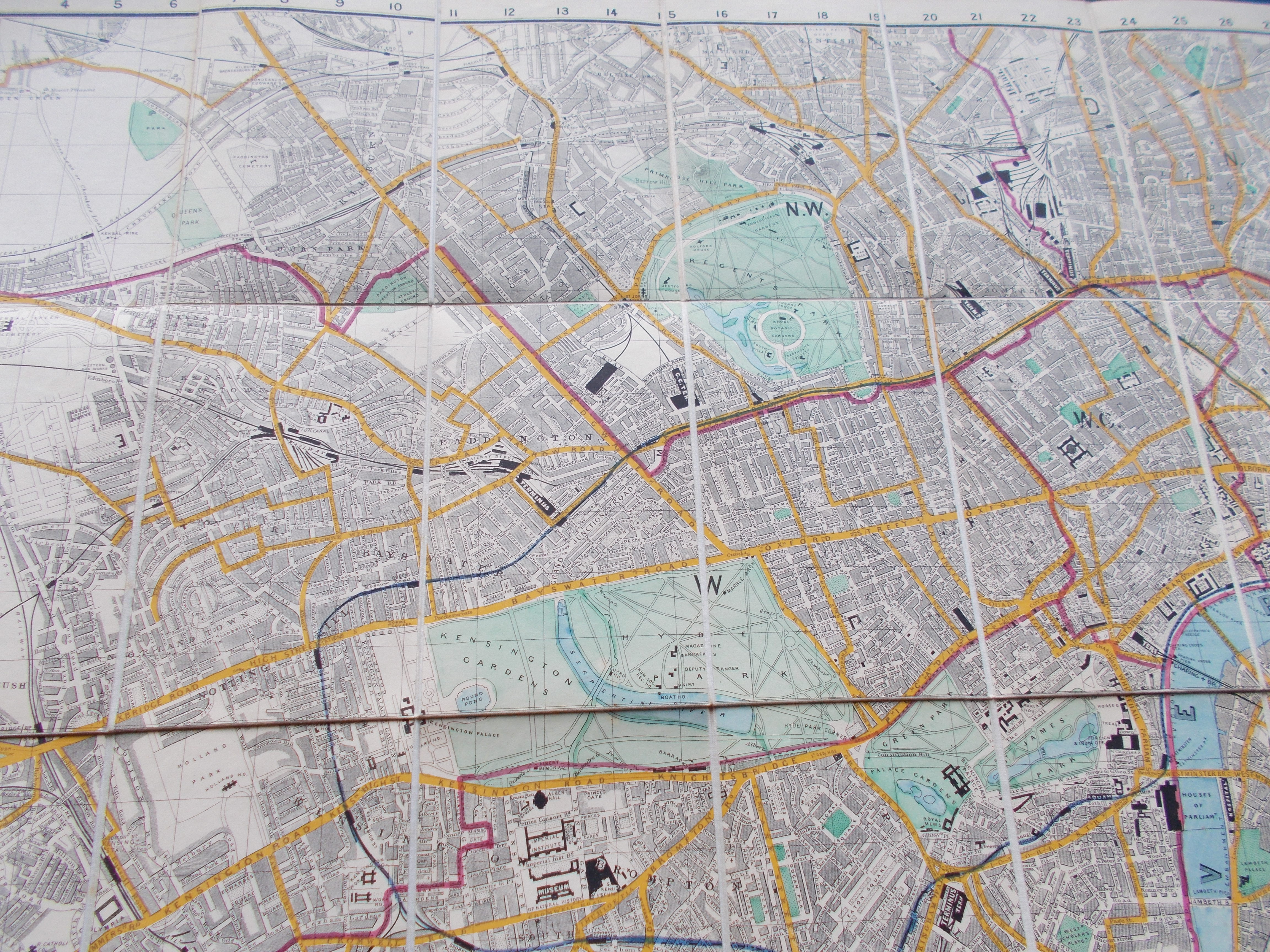 Reynolds's Distance Map of London with the Recent Improvements