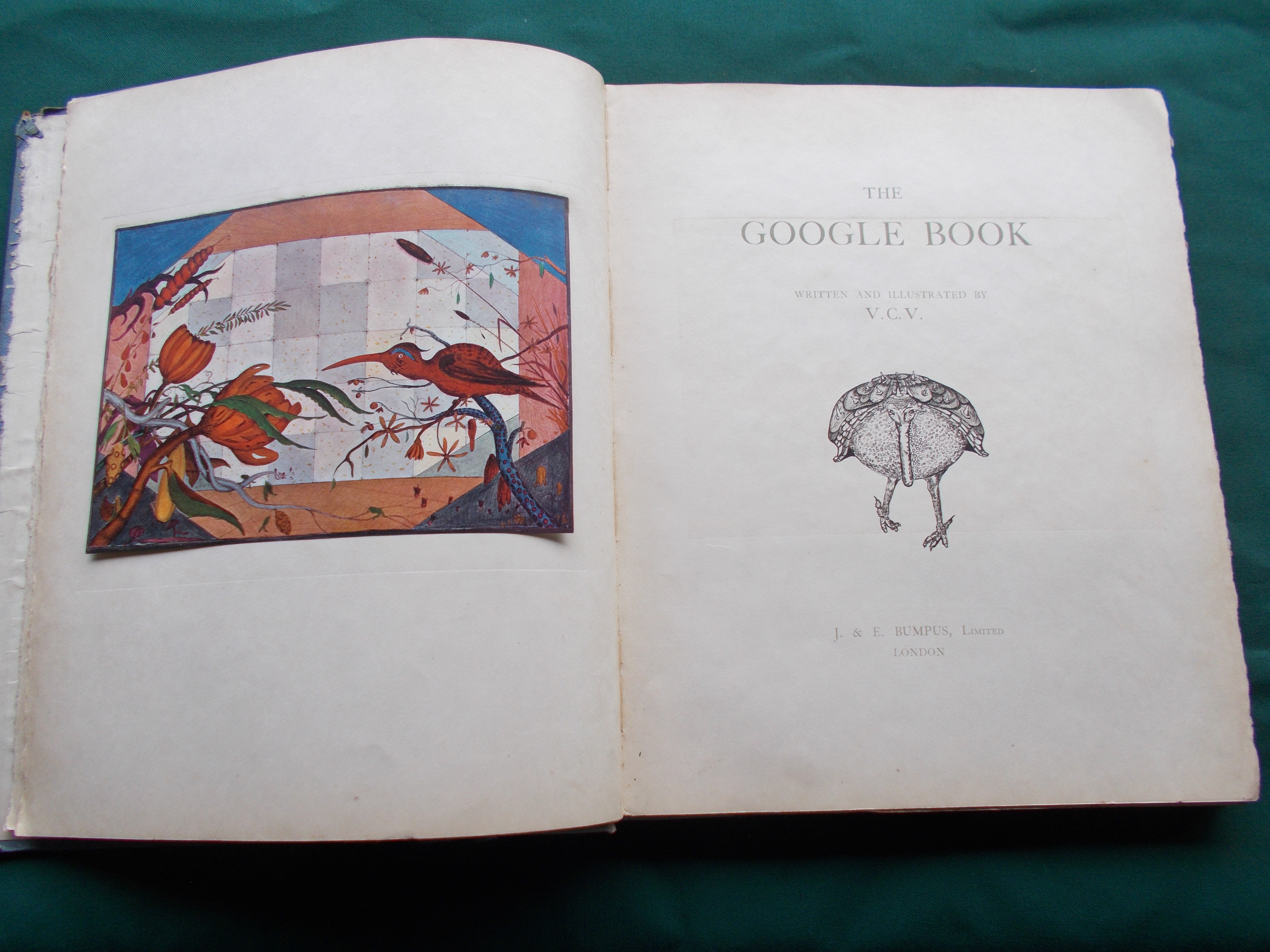 The Google Book Written and Illustrated By V.C.V. [ Limited to 100 Copies ]