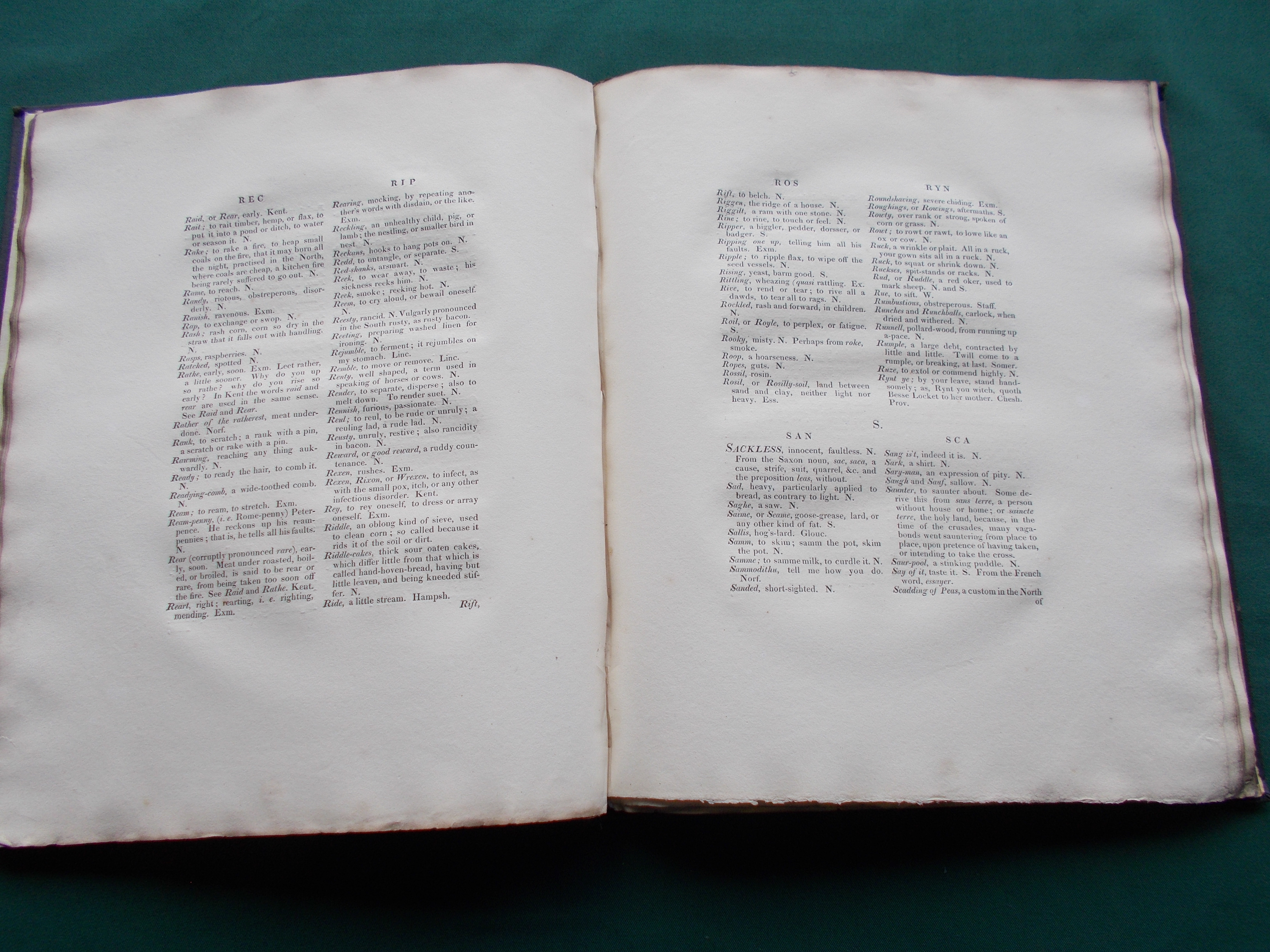 A Provincial Glossary with a Collection of Local Proverbs and Popular ...