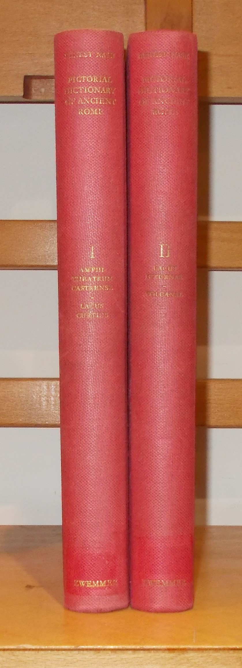 Pictorial Dictionary of Ancient Rome [ Complete in 2 Volumes ]