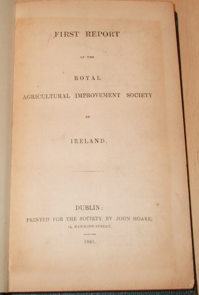 Image for Royal Agricultural Improvement Society of Ireland