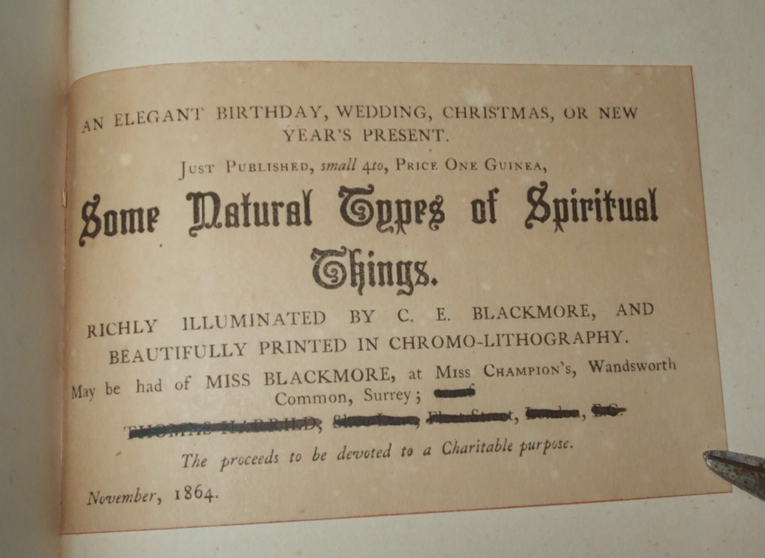 Image for Some natural types of spiritual Things [ Biblical Text ]