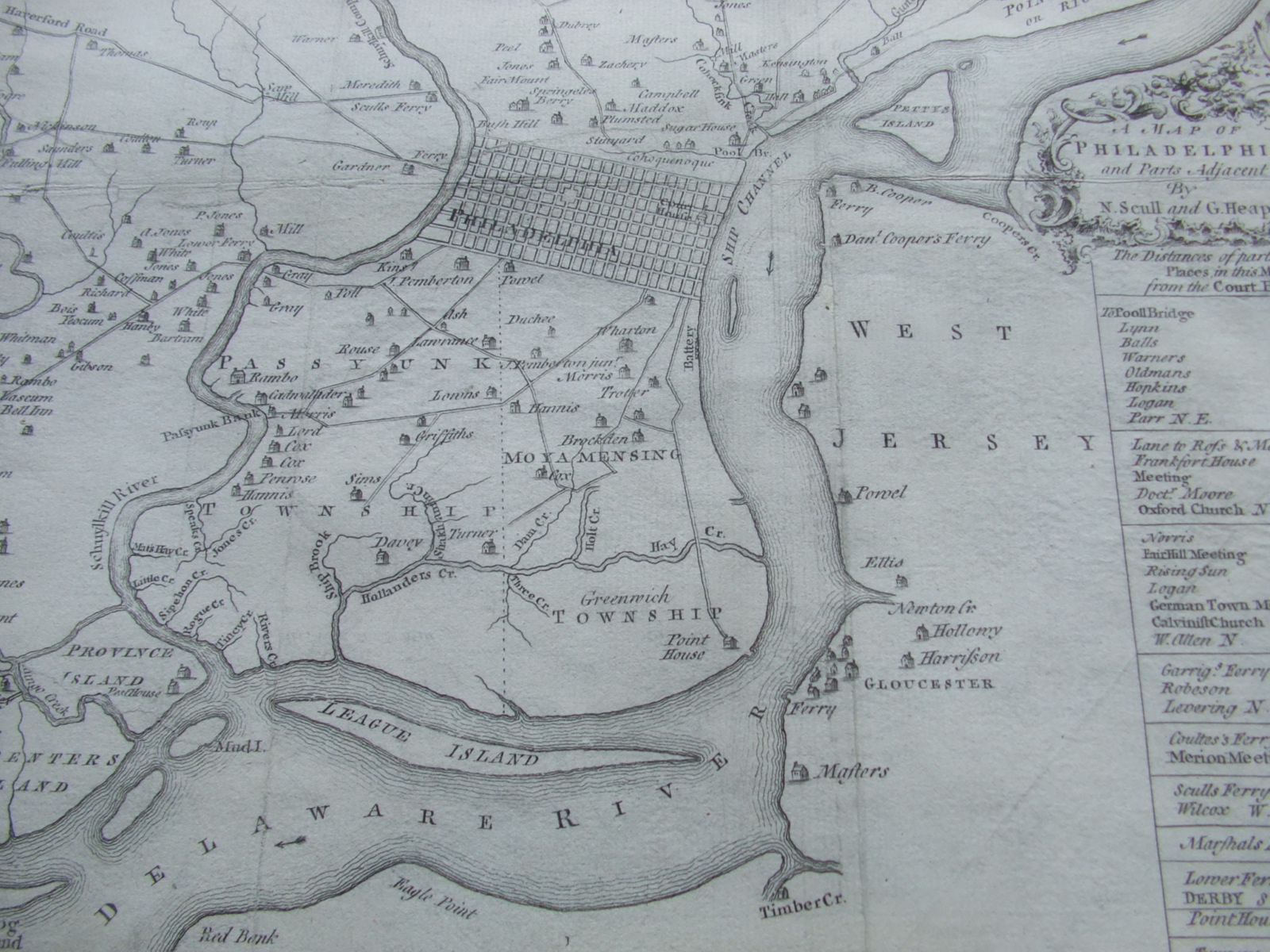 A Map of Philadelphia and Parts Adjacent