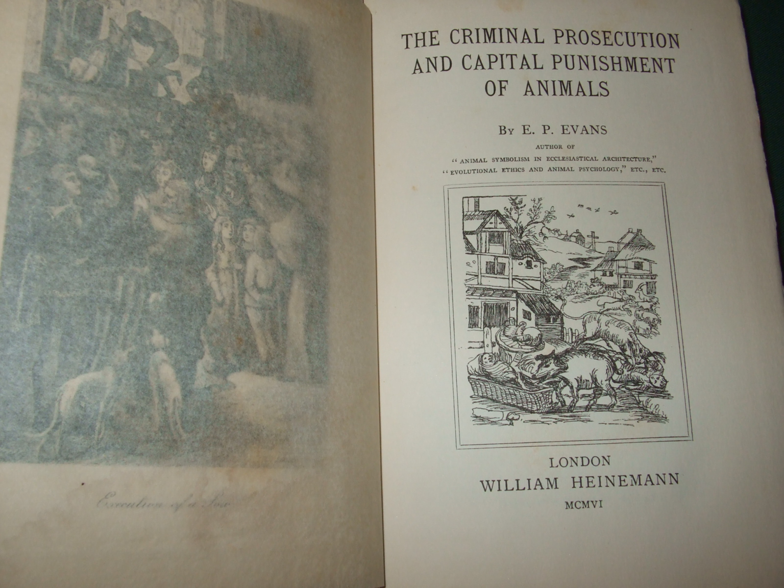 Capital　Punishment　of　and　The　Prosecution　Criminal　Animals