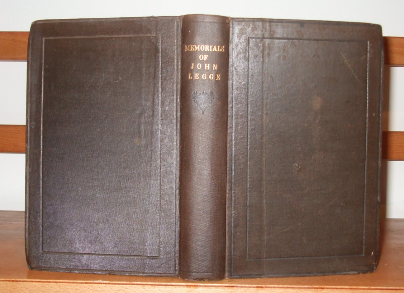 Image for Memorials of John Legge, M. A. Minister of the Congregational Church, Brighton, Victoria, Australia [ with a Memoir By James Legge ]