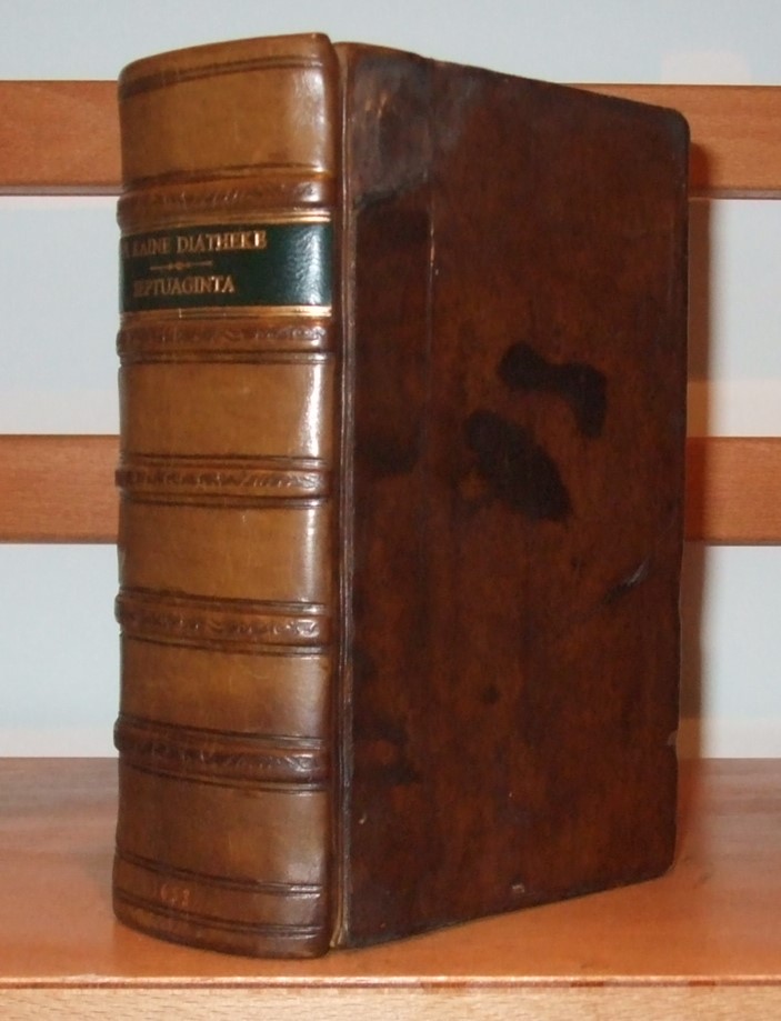 Image for Bible, Greek.- Vetus Testamentum Græcum ex versione Septuaginta interpretum, juxta exemplar Vaticanum Romæ Editum. [ edited by John Biddle,]