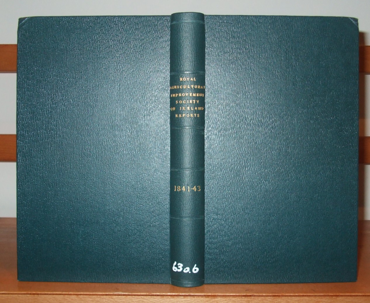 Image for first report of the royal agricultural improvement society of Ireland  [ 5 Reports  ]