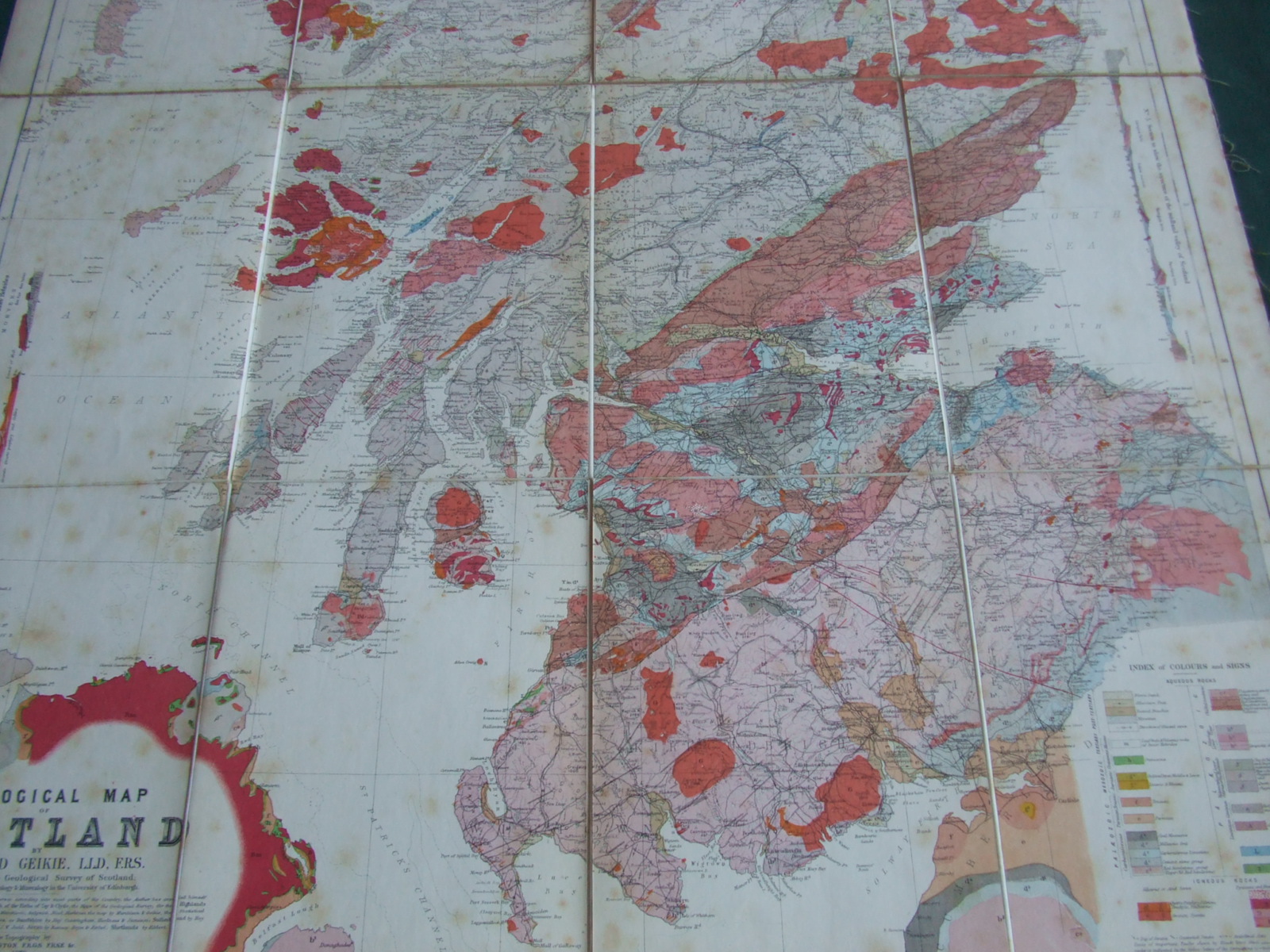 Geological Map of Scotland