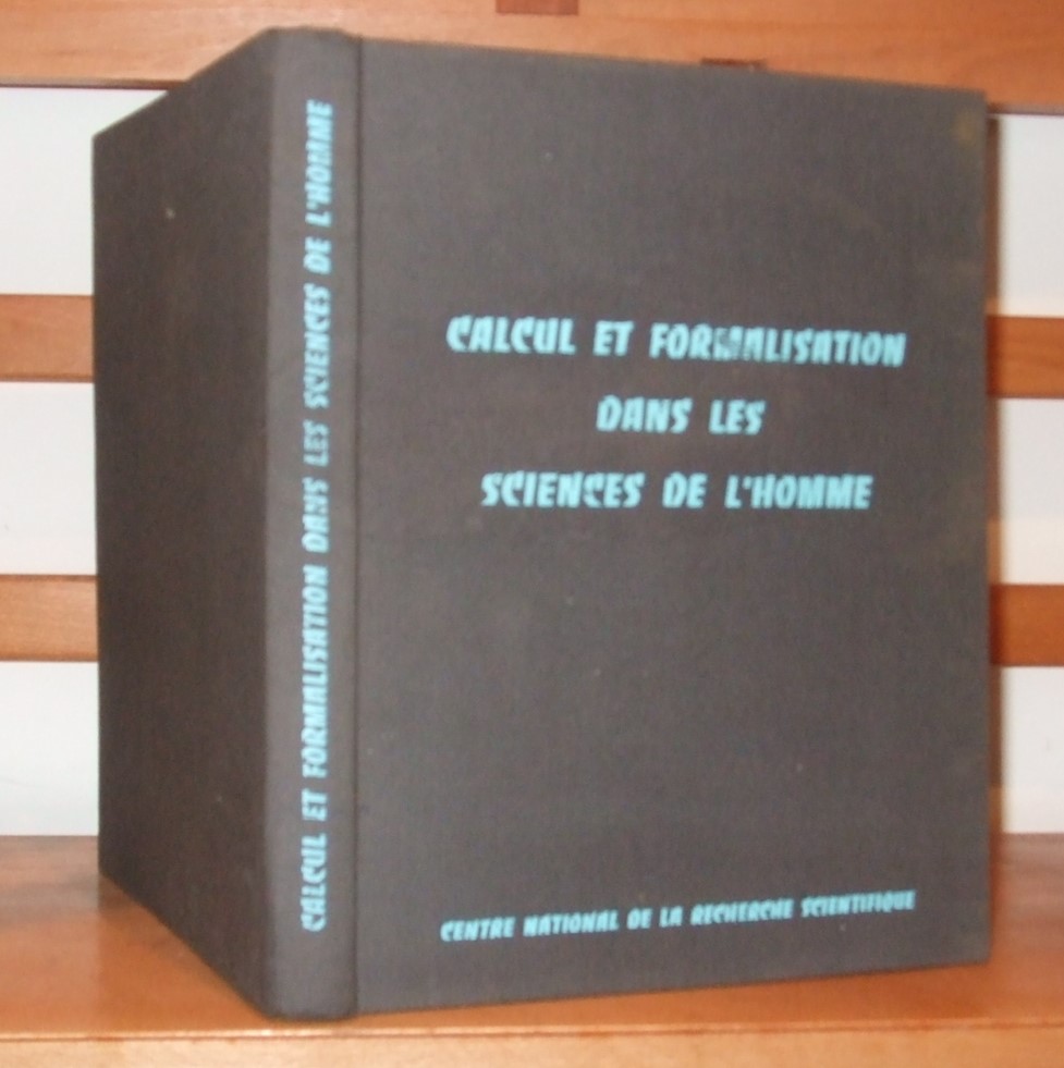 Image for Calcul et formalisation dans les sciences de l'homme